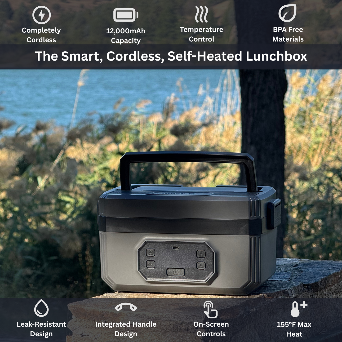 Voltiva Smart Cordless Self-Heating Lunchbox